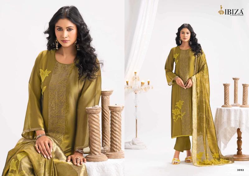 Ibiza safina silk  dress material wholesale